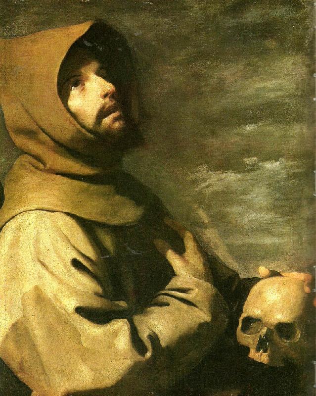 Francisco de Zurbaran st. francis meditating